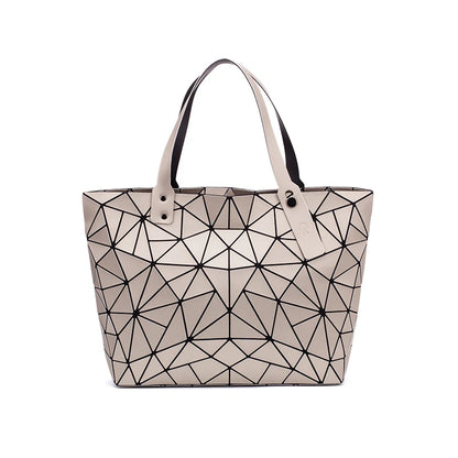 sac new Handbag Female Folded Ladies Geometric Plaid Bag Beach Large Tote Women Handbag Mochila Shoulder Bag for women 2020