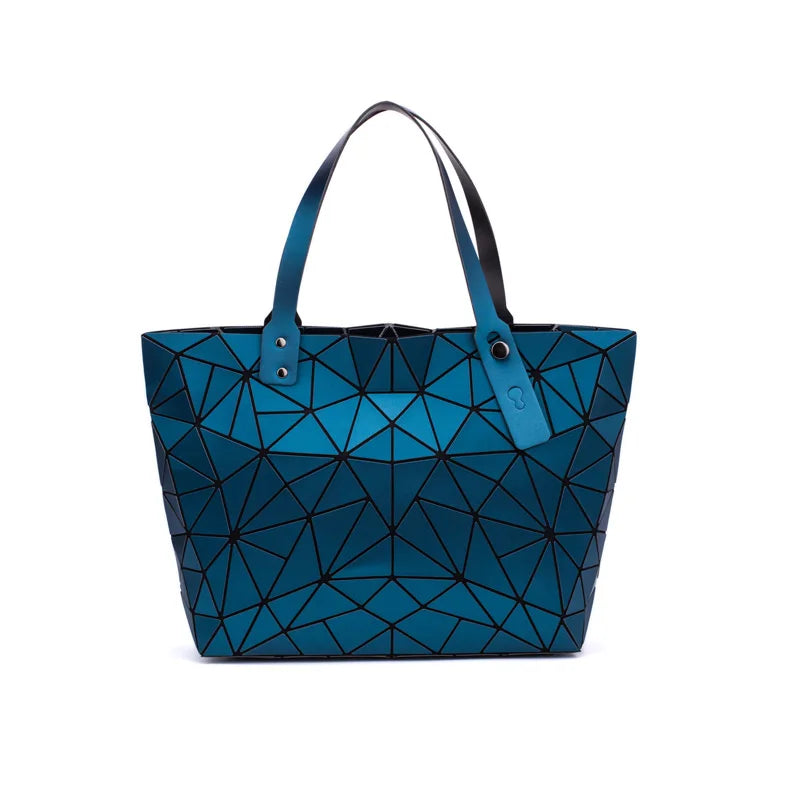 sac new Handbag Female Folded Ladies Geometric Plaid Bag Beach Large Tote Women Handbag Mochila Shoulder Bag for women 2020