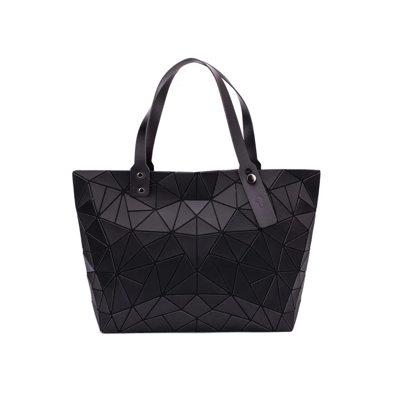 sac new Handbag Female Folded Ladies Geometric Plaid Bag Beach Large Tote Women Handbag Mochila Shoulder Bag for women 2020