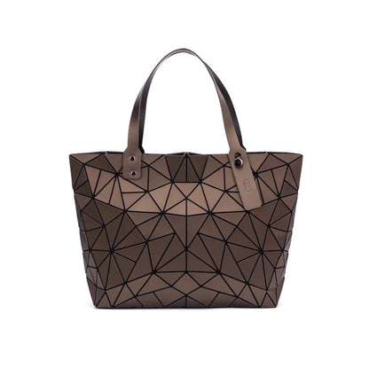 sac new Handbag Female Folded Ladies Geometric Plaid Bag Beach Large Tote Women Handbag Mochila Shoulder Bag for women 2020