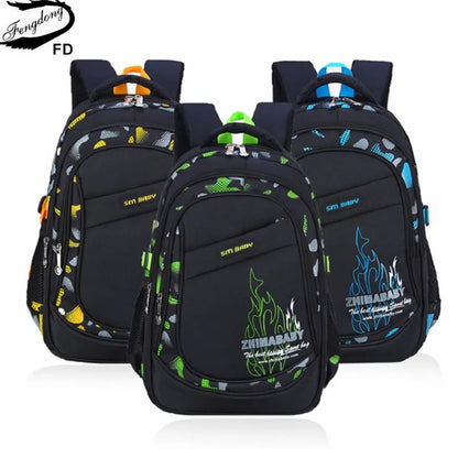 school backpack for teenage boys elementary school bags 6-12 years old boys waterproof book bag student backbag kids satchel