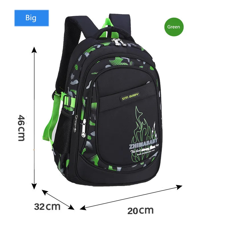 school backpack for teenage boys elementary school bags 6-12 years old boys waterproof book bag student backbag kids satchel