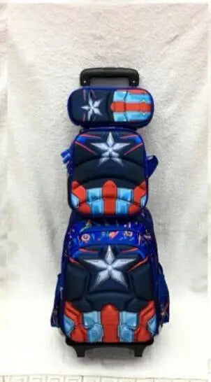 school wheeled backpack for girls Children School Rolling backpack Bags kids School trolley bag sets boys for school bag wheels