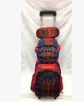 school wheeled backpack for girls Children School Rolling backpack Bags kids School trolley bag sets boys for school bag wheels
