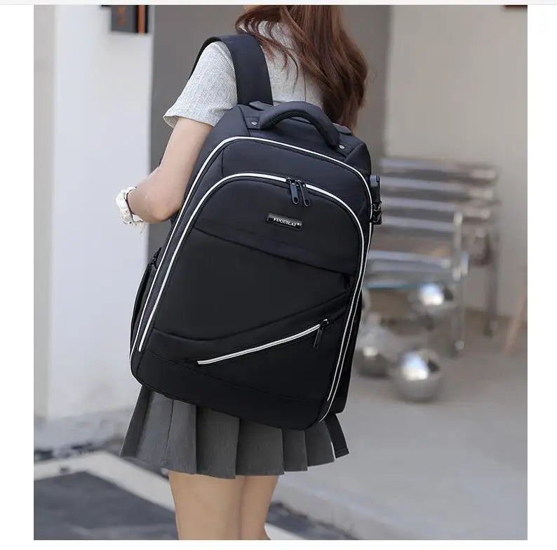 short trip rolling luggage backpack men trolley bag wheels  bag travel trolley bags on wheels trolley bag carry on luggage bags