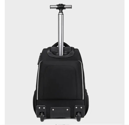short trip rolling luggage backpack men trolley bag wheels  bag travel trolley bags on wheels trolley bag carry on luggage bags