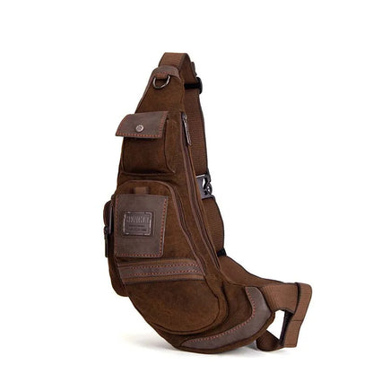 shoulder bag husband Men Canvas Versatile Casual Shoulder Messenger Bags Retro Travel Bag Free Shipping