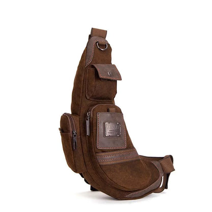 shoulder bag husband Men Canvas Versatile Casual Shoulder Messenger Bags Retro Travel Bag Free Shipping