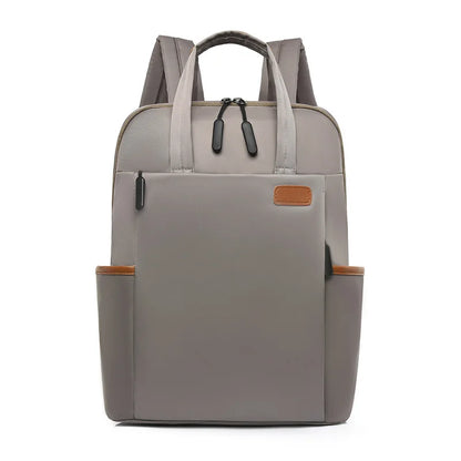 simple work backpack women laptop hand bag casual lightweight shoulder backpack large capactiy Travel backpack with luggage belt