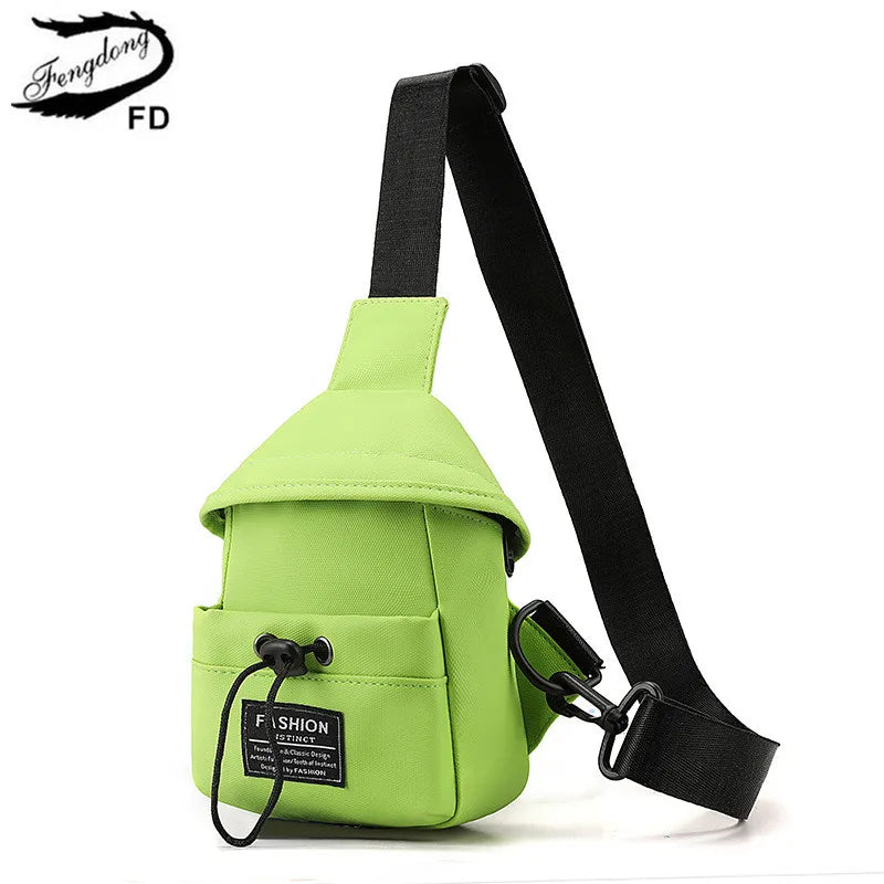 small crossbody bags for women mini messenger bags fashion sling chest bag girls sports bagpack mini anti theft travel backpack