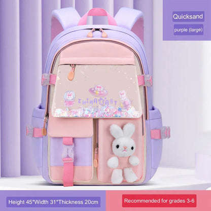 small girls primary school bag cute backpacks for children satchel kawaii book bag kids school backpack wholesale bags