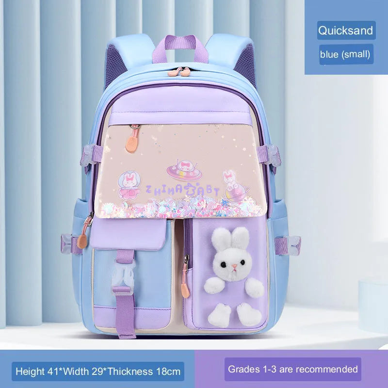 small girls primary school bag cute backpacks for children satchel kawaii book bag kids school backpack wholesale bags