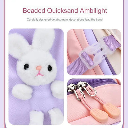 small girls primary school bag cute backpacks for children satchel kawaii book bag kids school backpack wholesale bags