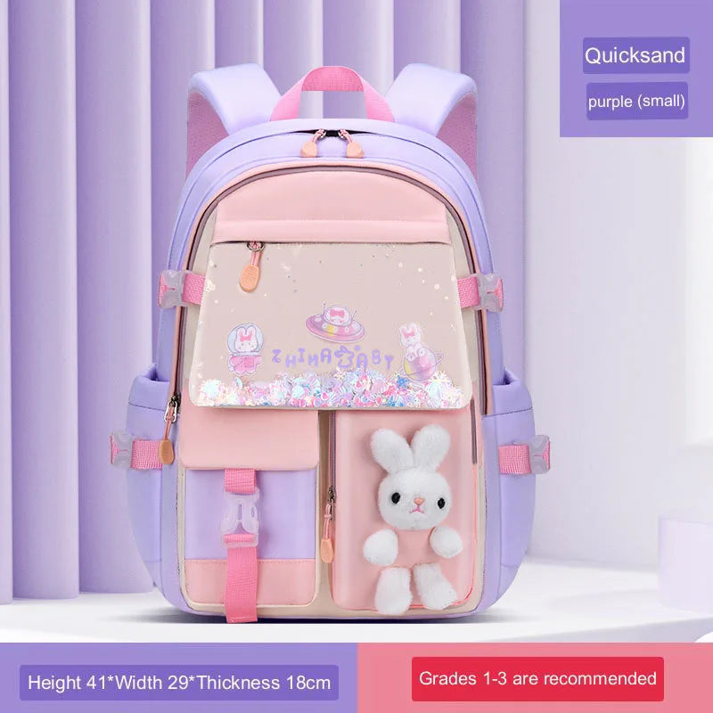 small girls primary school bag cute backpacks for children satchel kawaii book bag kids school backpack wholesale bags