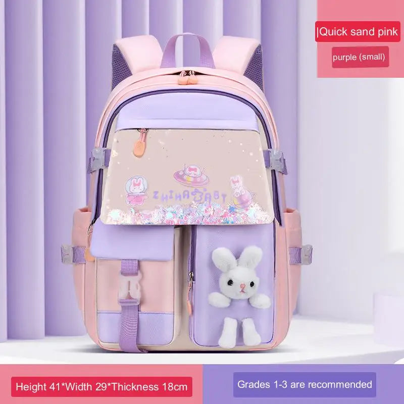 small girls primary school bag cute backpacks for children satchel kawaii book bag kids school backpack wholesale bags