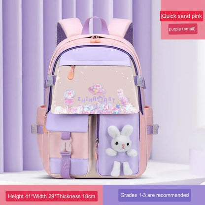 small girls primary school bag cute backpacks for children satchel kawaii book bag kids school backpack wholesale bags