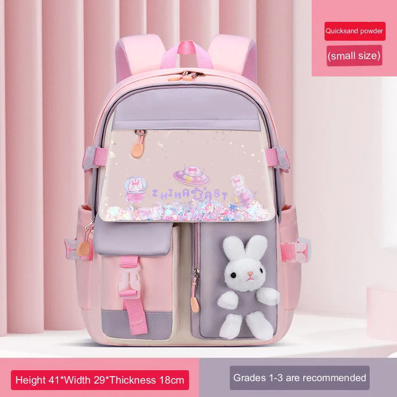 small girls primary school bag cute backpacks for children satchel kawaii book bag kids school backpack wholesale bags