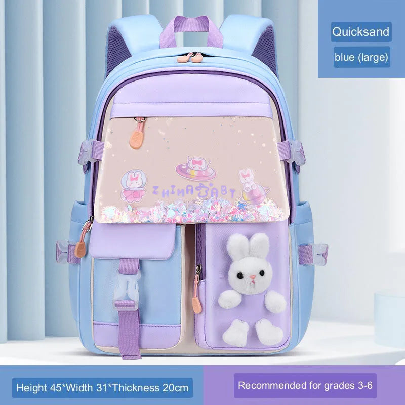 small girls primary school bag cute backpacks for children satchel kawaii book bag kids school backpack wholesale bags