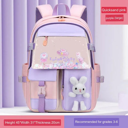 small girls primary school bag cute backpacks for children satchel kawaii book bag kids school backpack wholesale bags