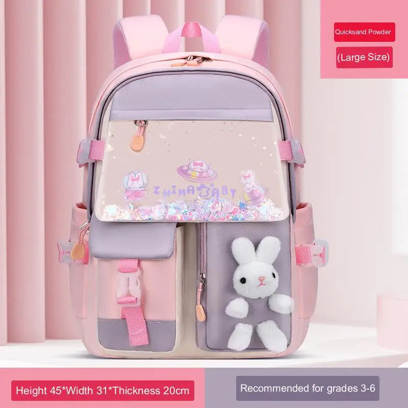 small girls primary school bag cute backpacks for children satchel kawaii book bag kids school backpack wholesale bags