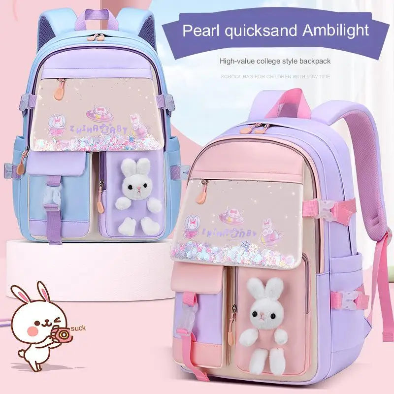 small girls primary school bag cute backpacks for children satchel kawaii book bag kids school backpack wholesale bags