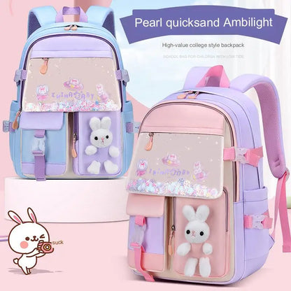 small girls primary school bag cute backpacks for children satchel kawaii book bag kids school backpack wholesale bags