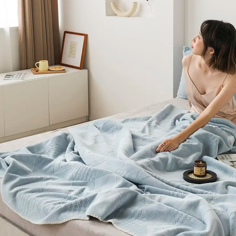 soft velvet blanket thin for summer Chinese bed cover on sales comfortable luxury made in China twin full queen king size new