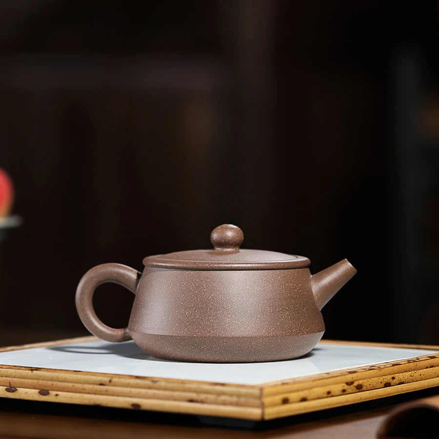 sold at a loss marked tea pot real yixing zisha qinghui duan clay Chinese kungfu pot big mouth for Pu'er tea 200ml