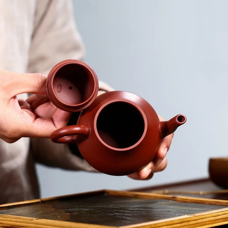 sold at a loss real yixing zisha dahongpao clay tea pot marked original ore SiTing Pot 170ml