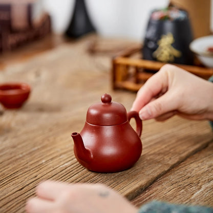 sold at a loss real yixing zisha dahongpao clay tea pot marked original ore SiTing Pot 170ml
