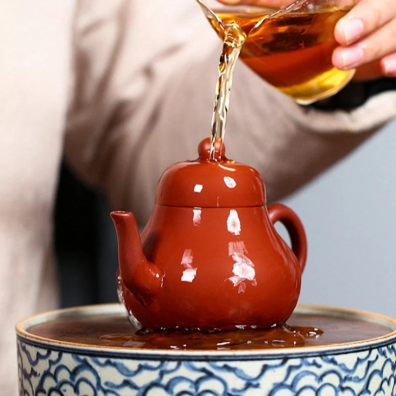 sold at a loss real yixing zisha dahongpao clay tea pot marked original ore SiTing Pot 170ml