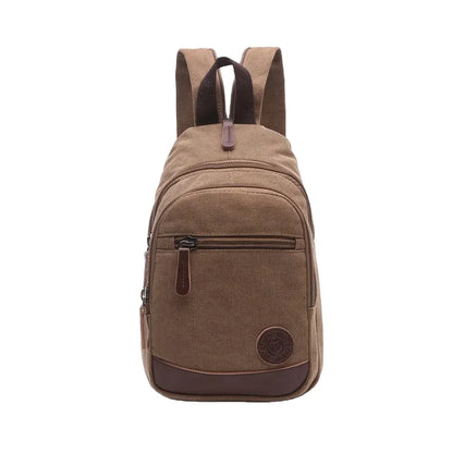 solid color canvas chest bag leisure chest harness bag fashion chest bag