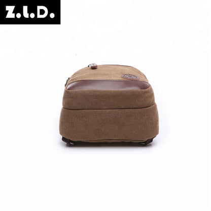 solid color canvas chest bag leisure chest harness bag fashion chest bag