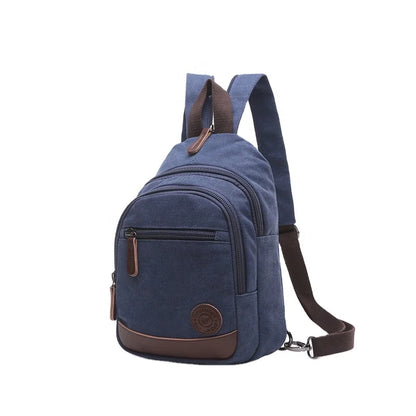 solid color canvas chest bag leisure chest harness bag fashion chest bag