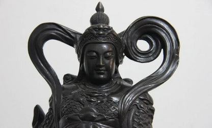 song voge gem S1065 16 Chinese Copper Bronze famous Leader Veda Wei Tuo WeiTuo warrior Buddha Statue