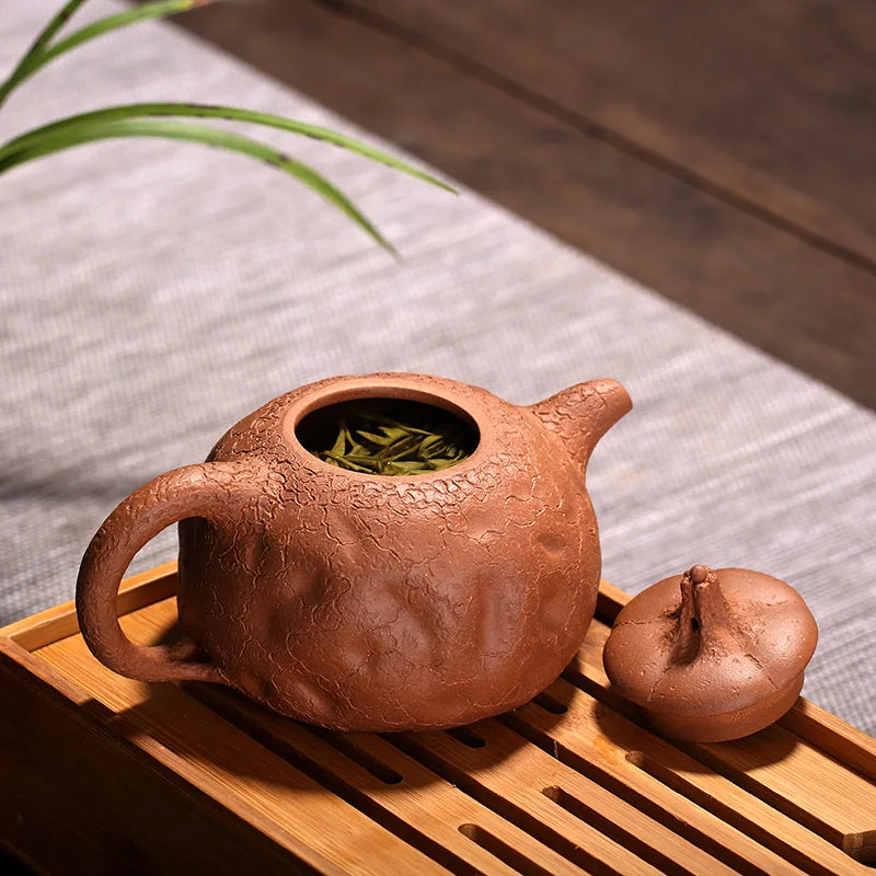 spring yixing recommended undressed ore handmade famous tea suit household period of mud tree gall for a pot of spring