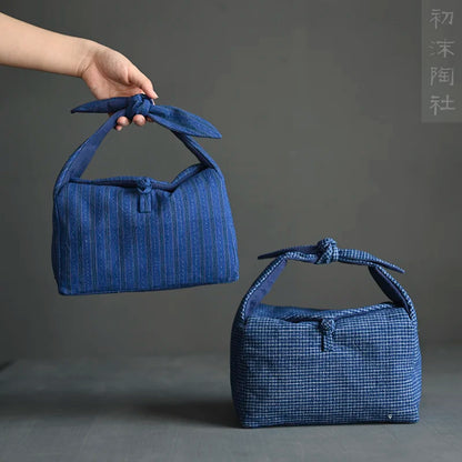 style restoring ancient ways receive tea bag to receive bag fabric cup tea boxes portable travel tea set package