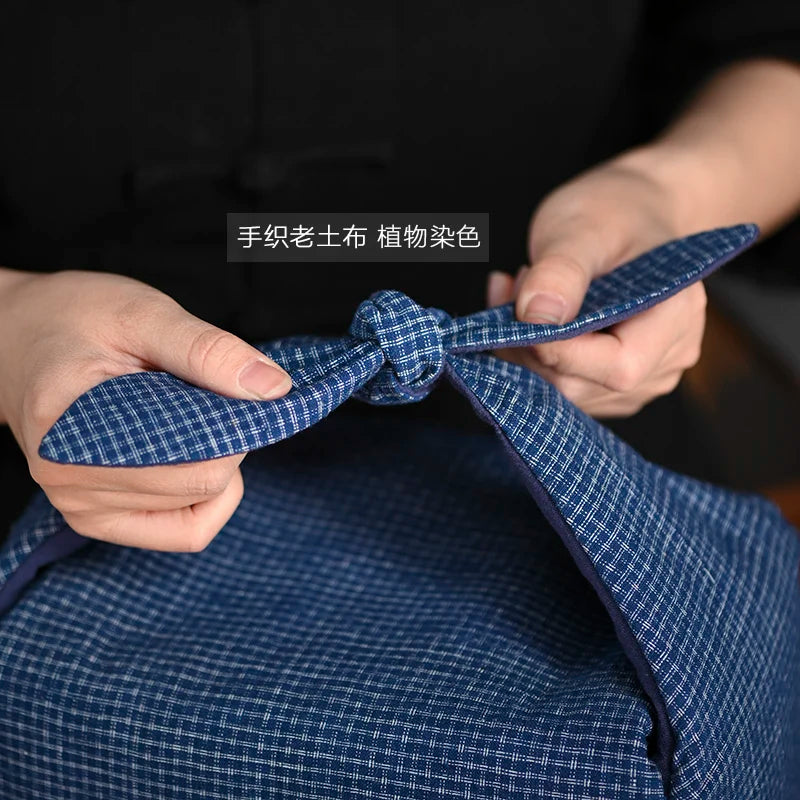 style restoring ancient ways receive tea bag to receive bag fabric cup tea boxes portable travel tea set package