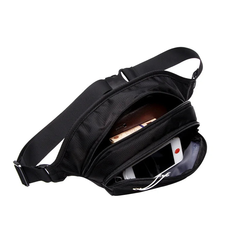 swiss bag for men women pack waist Bags girls fanny packs Hip Belt Bags Money Travelling Mountaineering Mobile Phone Bag
