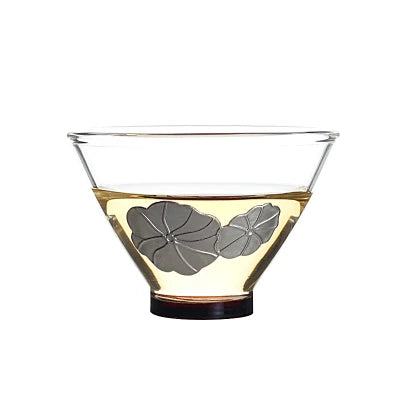 tea cup Borosilicate glass cup of tea tin relief Chinese kungfu cup for Pu'er tea heat insulation 2 oz creative master cup China