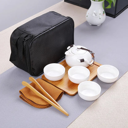 tea infuser ceramic teapot kettle gaiwan tea cup for puer chinese tea pot portable tea set drinkware Free shipping