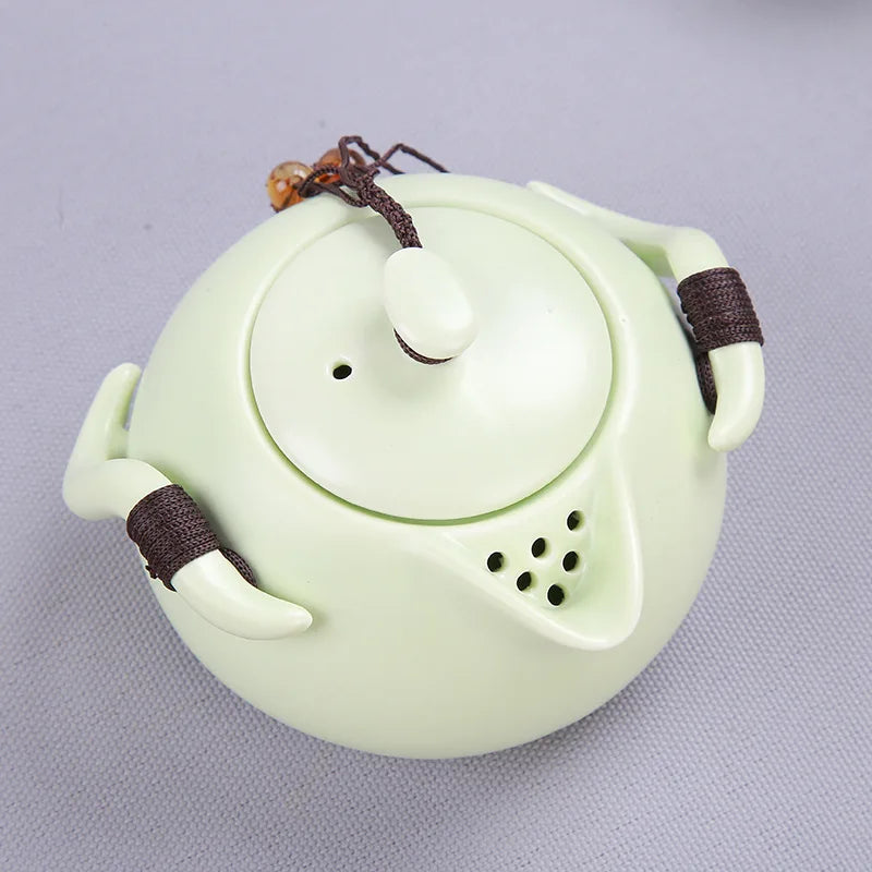 tea infuser ceramic teapot kettle gaiwan tea cup for puer chinese tea pot portable tea set drinkware Free shipping