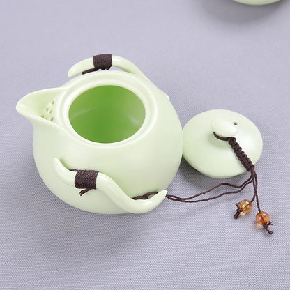 tea infuser ceramic teapot kettle gaiwan tea cup for puer chinese tea pot portable tea set drinkware Free shipping