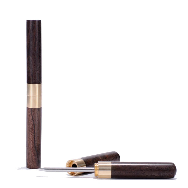 tea knife / needle with cover for Pu'er tea cake tool to cut tea on sales ebony wood handle