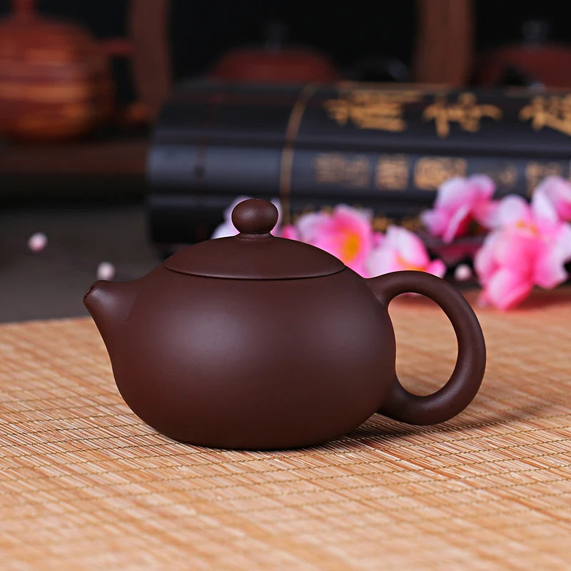 tea pot on sales Chinese zisha purple clay pot of tea marked kungfu tea pots 140ml small pot