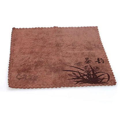 tea towel 29cm*29cm towels for tea set water absorbent towel tea accessories on sales floral tea accessories tool small new item