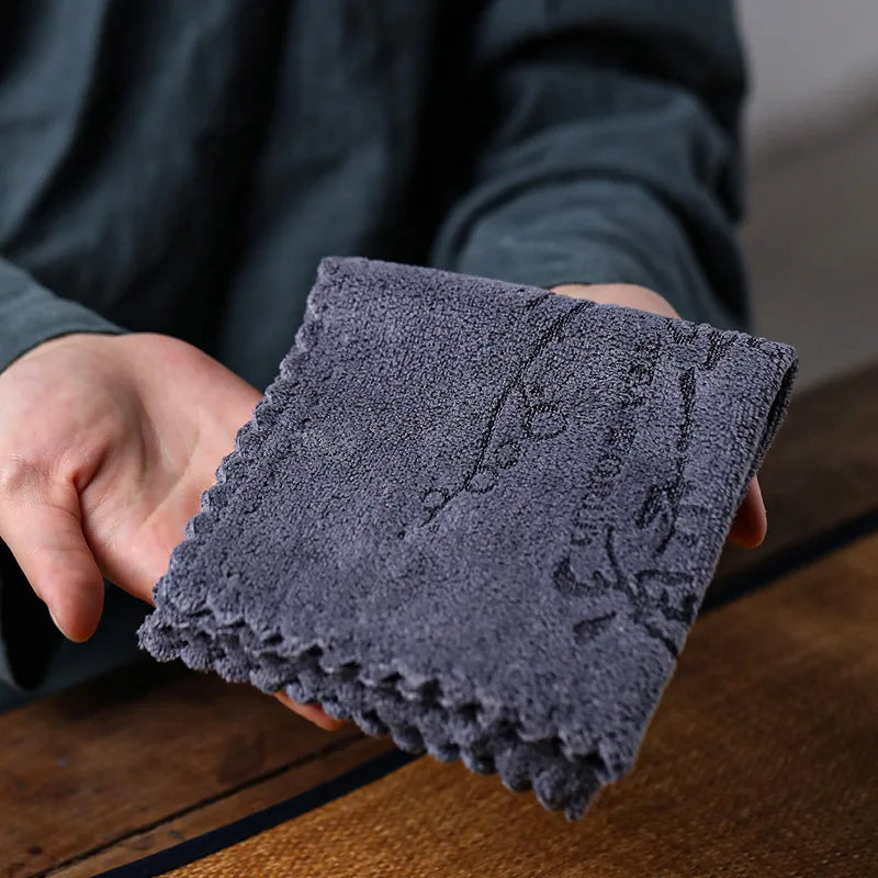 tea towel on sales water absorbent towel for tea pot 30cm*30cm Chinese tea accessories cloth