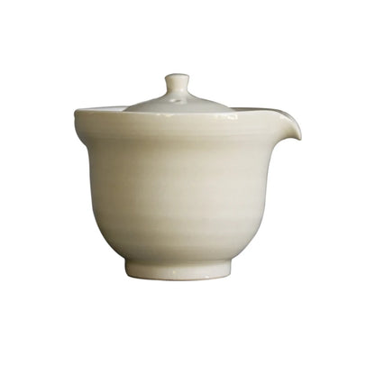 the beginning of the ceramic pot teapot filtering teapot with nothing ivory plant ash glaze household kung fu tea pot