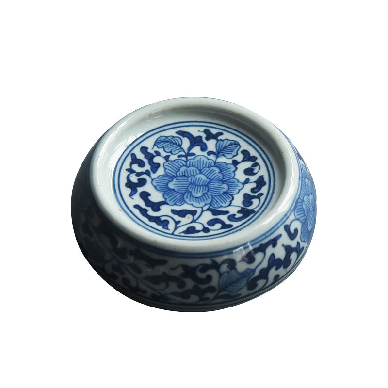 the beginning of the hand-painted cover buy antique bound branch lotus lines cover bracket tea tea cup mat spare parts