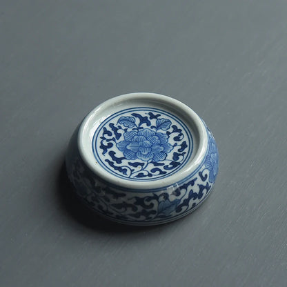 the beginning of the hand-painted cover buy antique bound branch lotus lines cover bracket tea tea cup mat spare parts